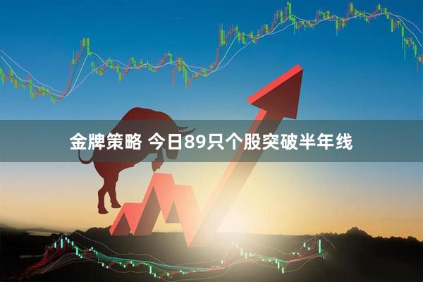 金牌策略 今日89只个股突破半年线