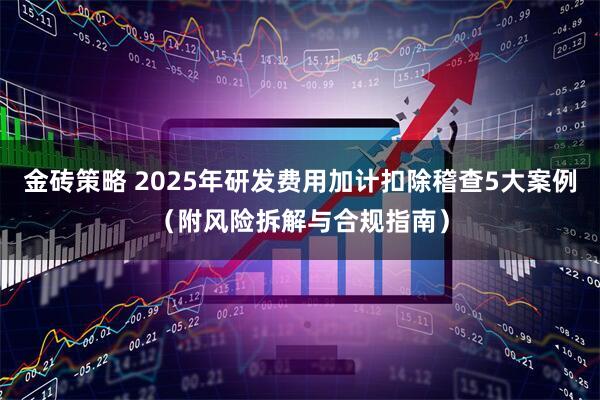 金砖策略 2025年研发费用加计扣除稽查5大案例（附风险拆解与合规指南）